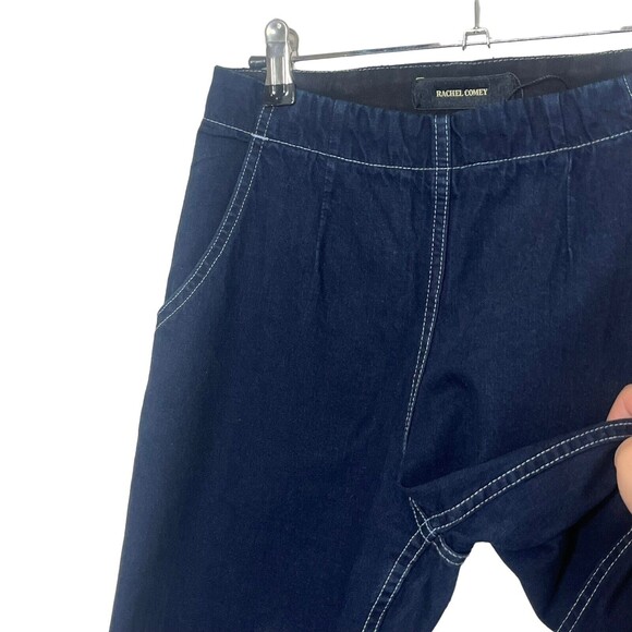 Rachel Comey Prime High Rise Jeans Women’s Size 0 Dark Indigo Straight Leg USA - Picture 8 of 13